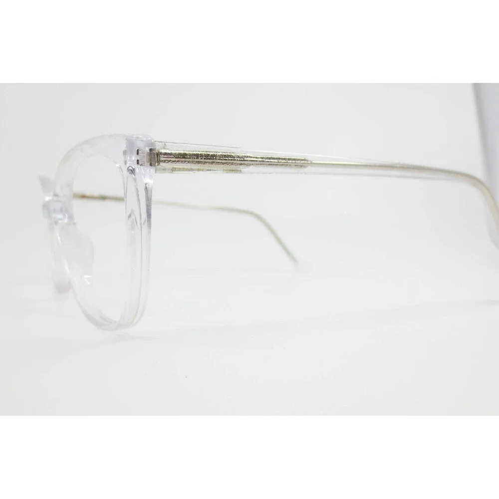 Womens Clear Cat Eye Eyeglasses Frames WP20217-CR 53-15-140 Transparent Silver